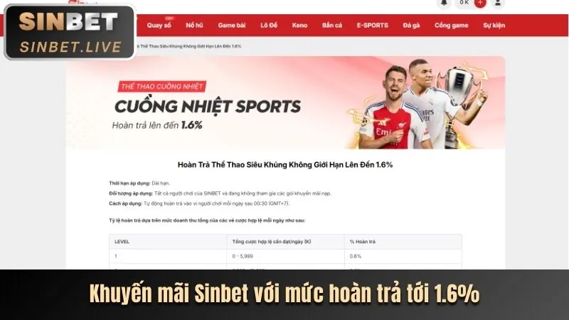 Hoàn trả tiền cược 6fff